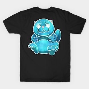 Galaxy Cute Fat Cat T-Shirt